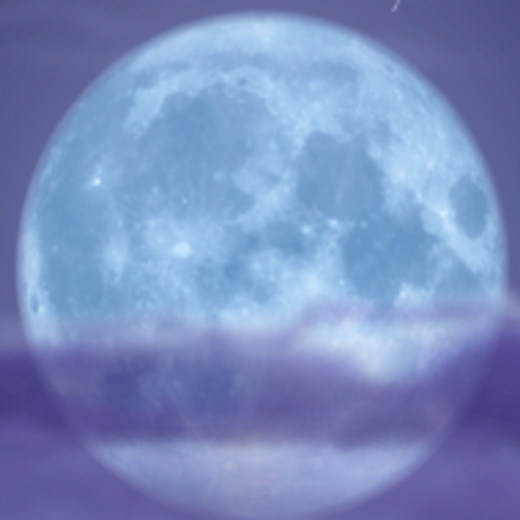 Moonscribed full moon